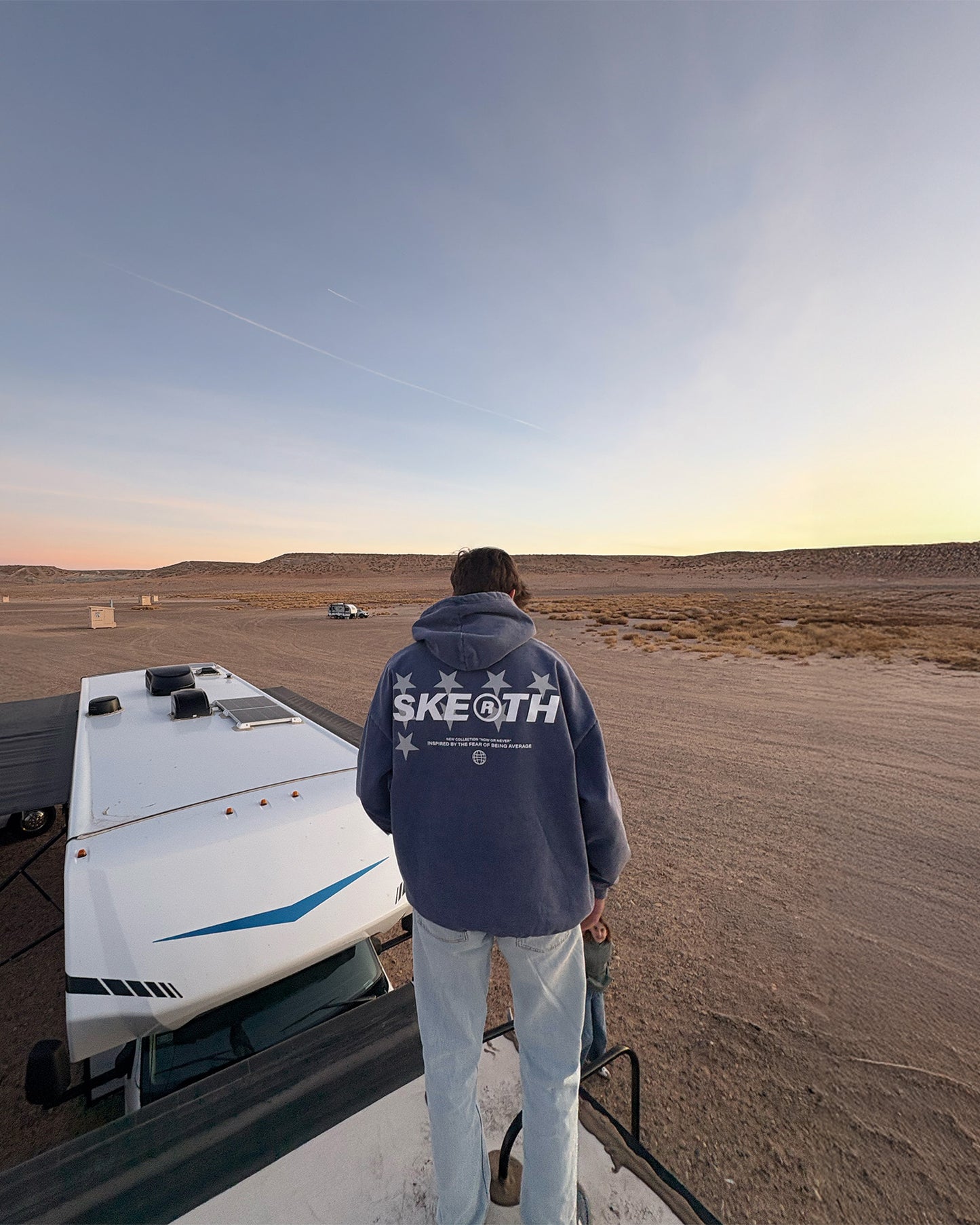 NOW OR NEVER HOODIE BLUE