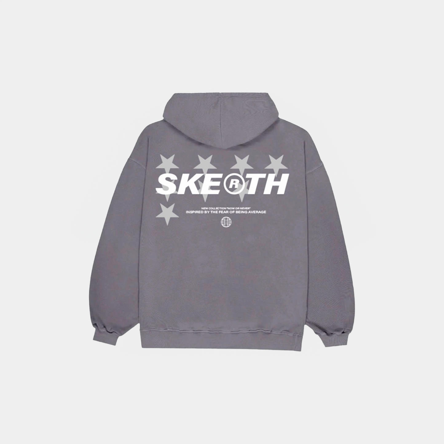 NOW OR NEVER HOODIE GREY